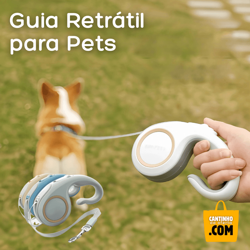 Guia Retrátil para Pets