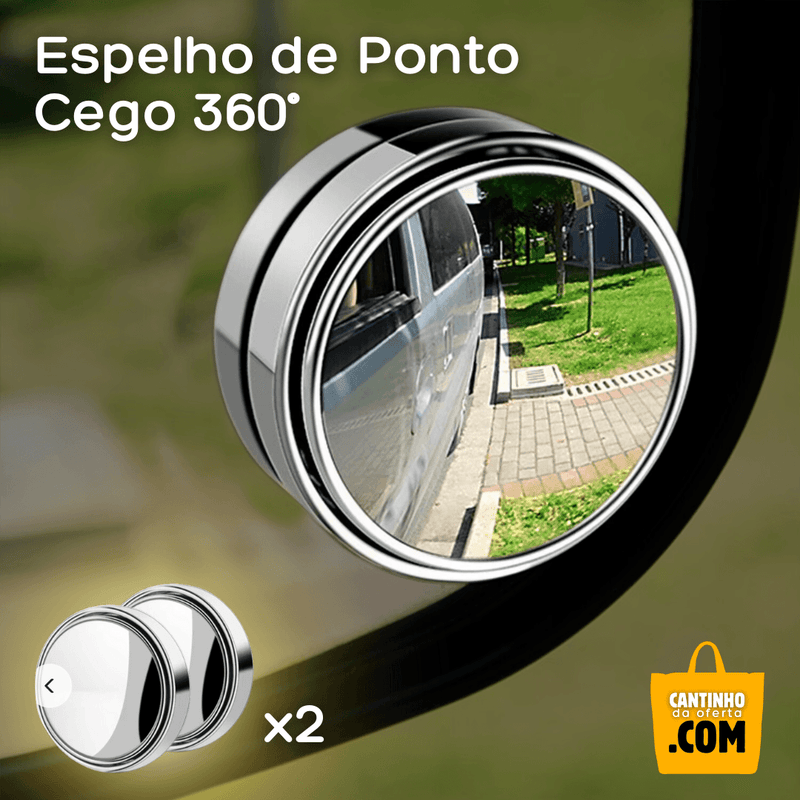 Espelho de Ponto Cego 360°