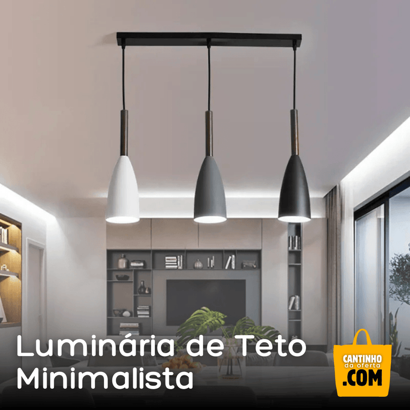 Luminária de Teto Minimalista