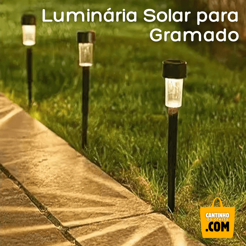 Luminária Solar para Gramado