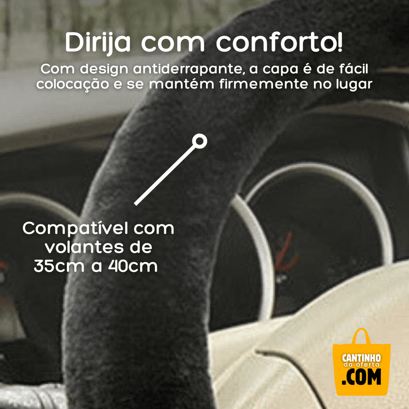 Capa de Volante Fluffy Comfort