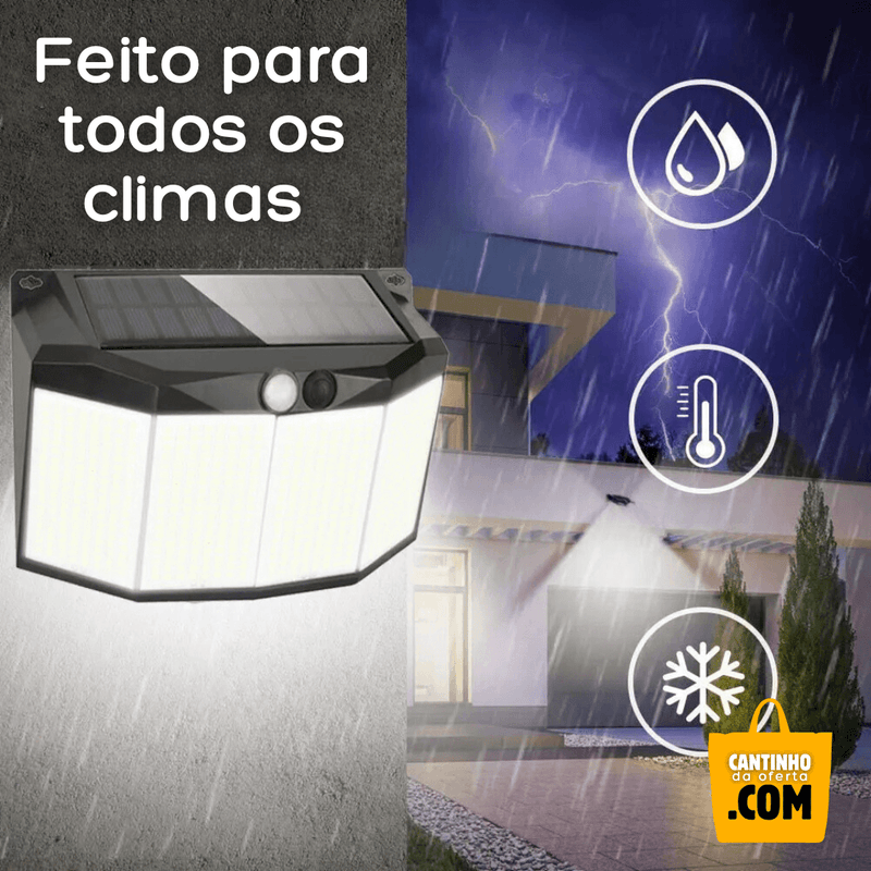 Luminária Solar com Sensor de Movimento