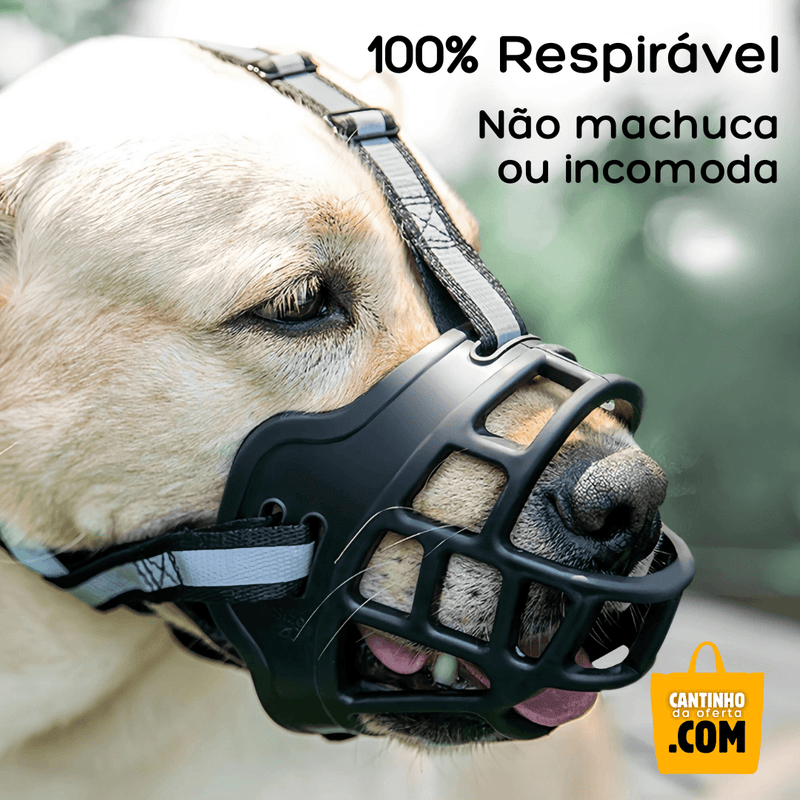 Focinheira Respirável para Cães