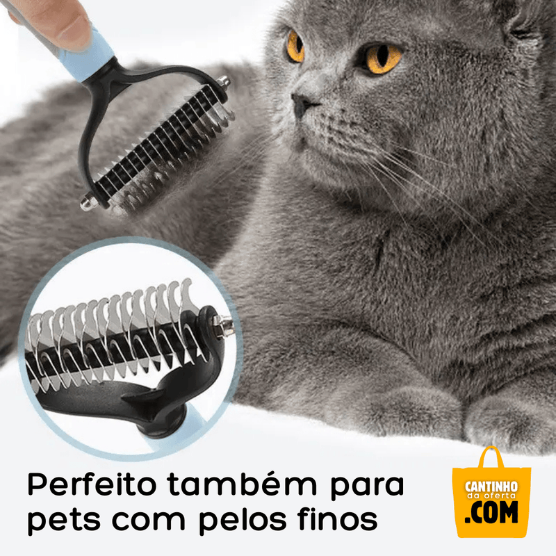 Escova de Remoção de Pelos para Pets