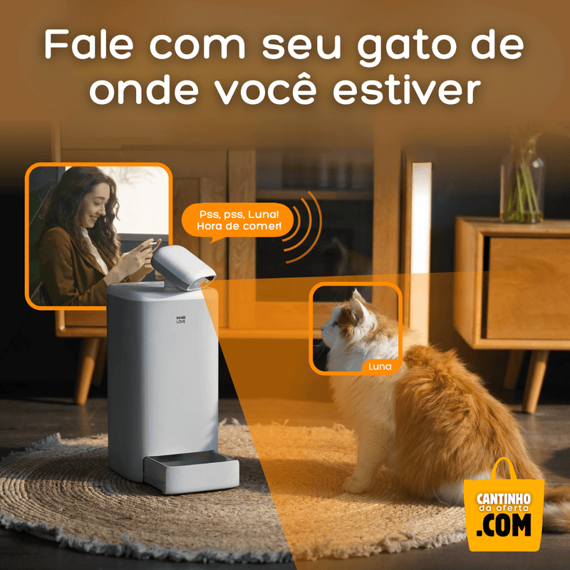 Comedouro Automático para Gatos