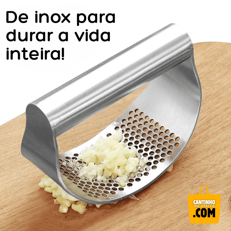 Prensa de Alho Manual de Inox