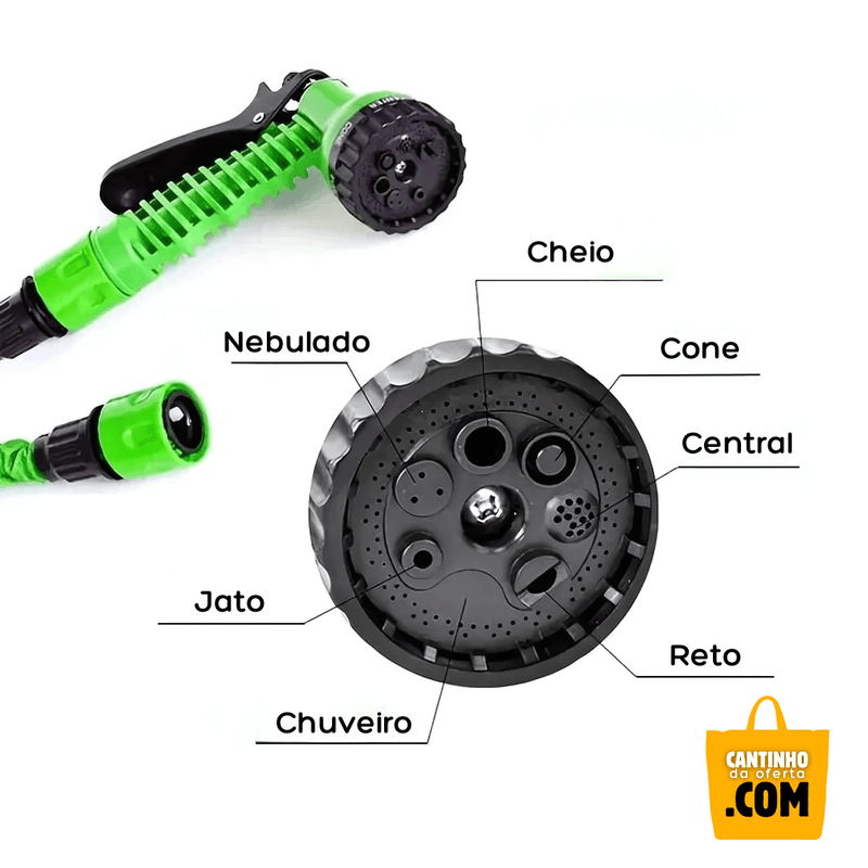 Mangueira Extensível com Bico de Alta Pressão