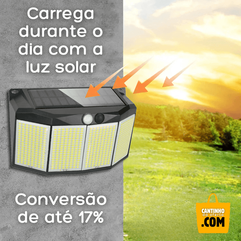 Luminária Solar com Sensor de Movimento