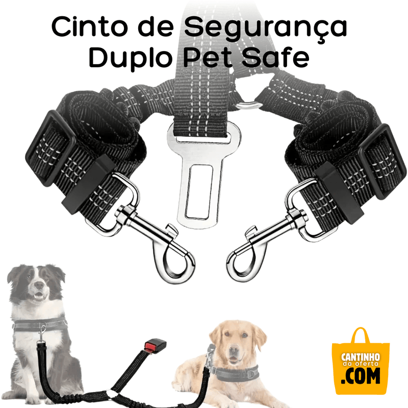 Cinto de Segurança Duplo Pet Safe