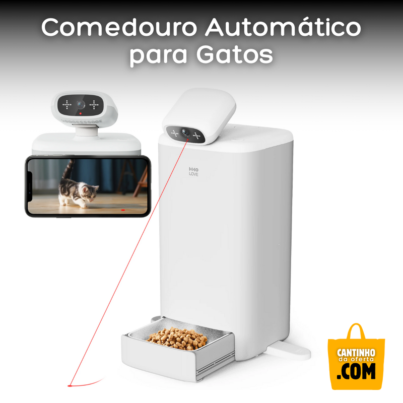 Comedouro Automático para Gatos