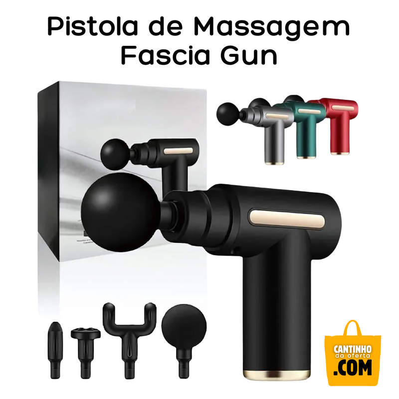 Pistola de Massagem Fascia Gun