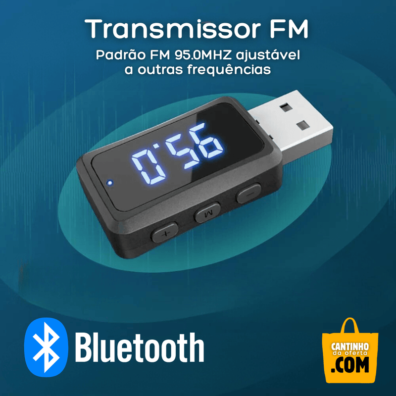 Receptor Bluetooth 5.3 FM